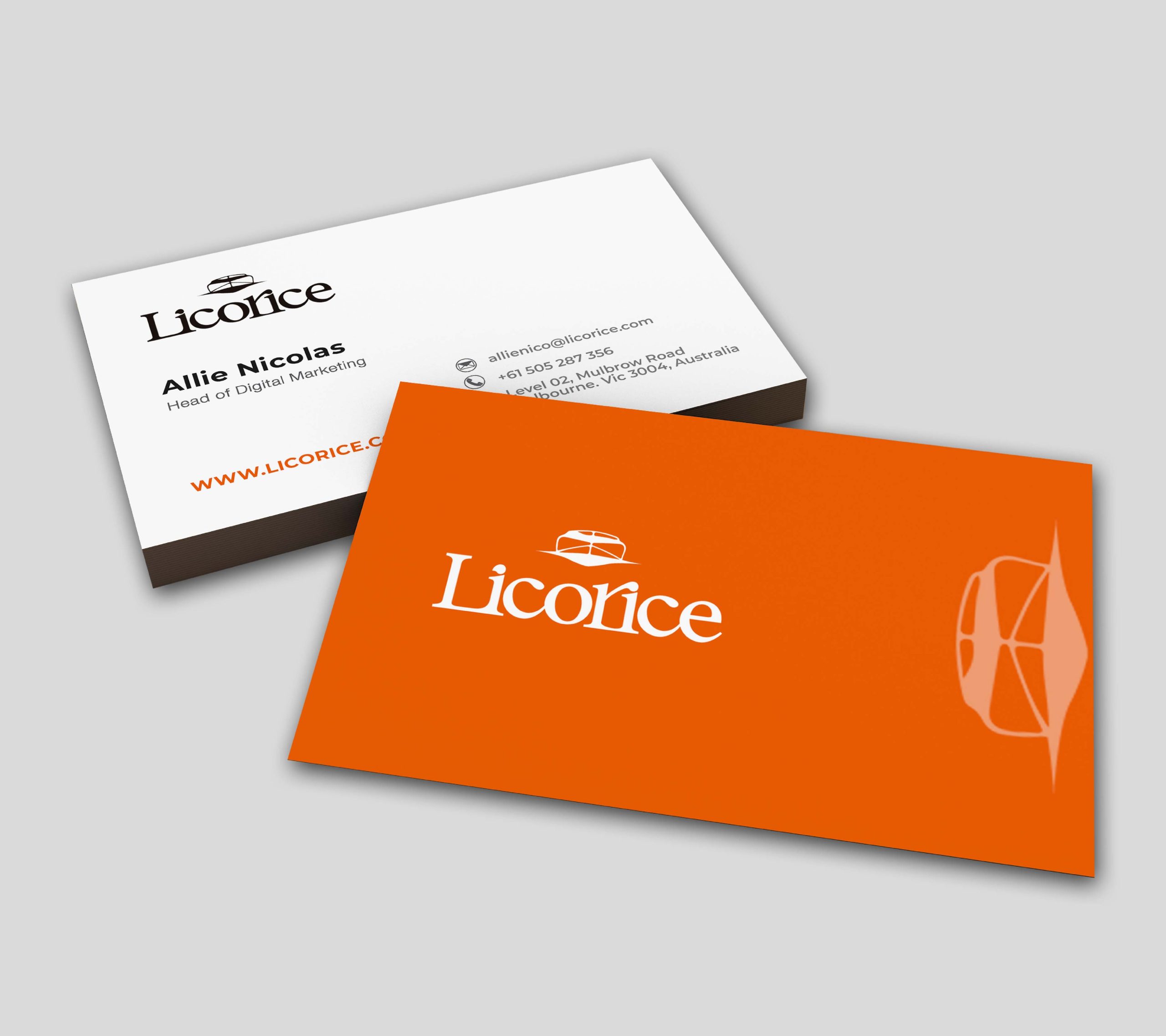 Standard Business Cards